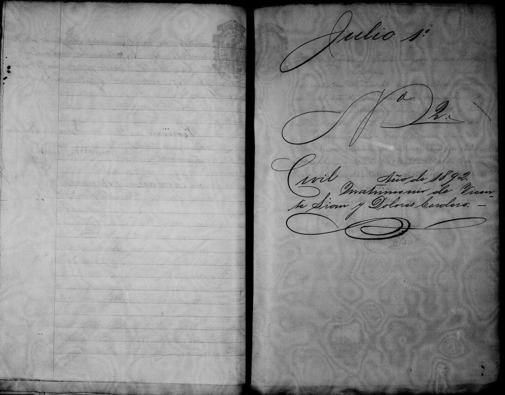 Indice de Expedientes Matrimoniales de la Ciudad de Guatemala (Parte&nbsp;II)