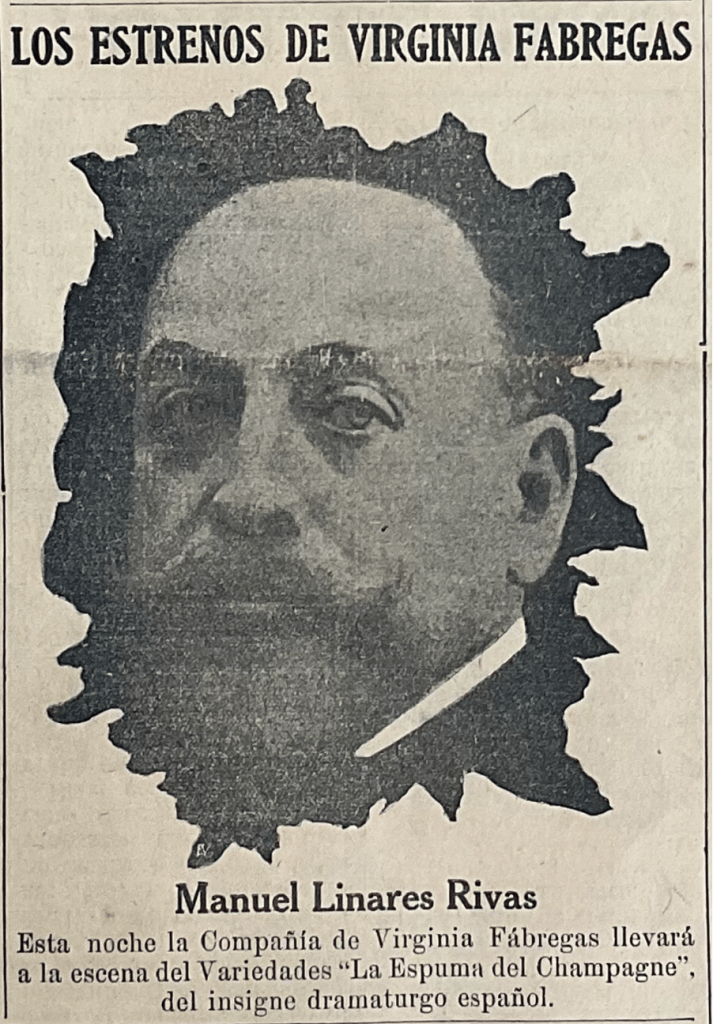 Virginia Fabregas, Manuel Linares Rivas