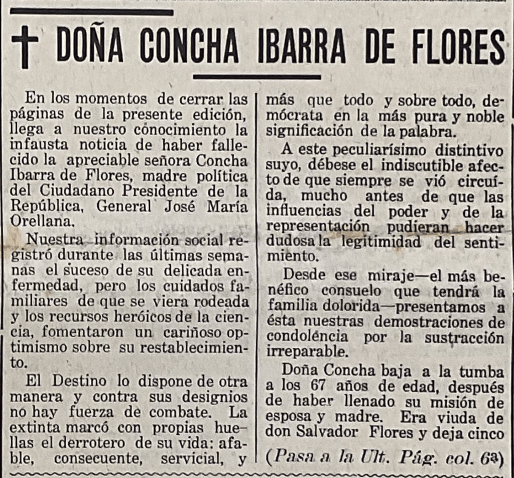 Concha Ibarra de Flores
